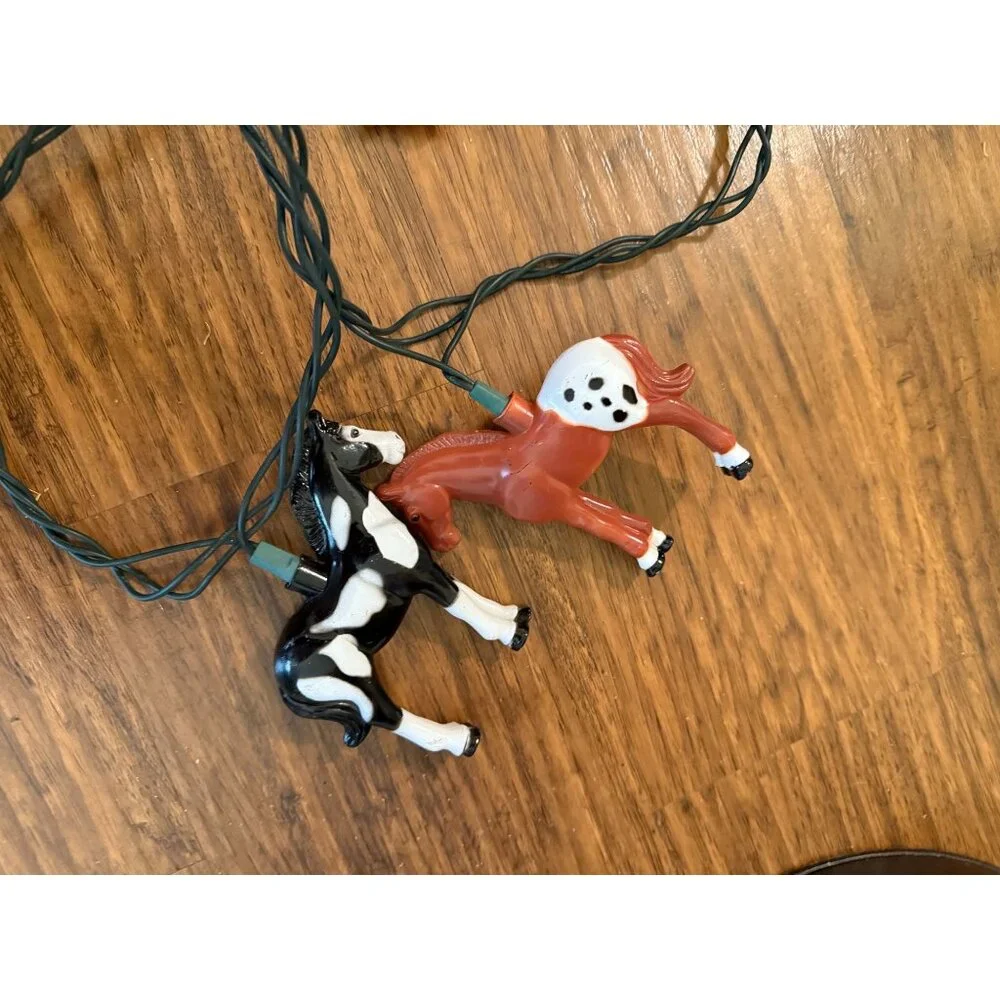 Western Horse Christmas Tree Light Covers Cowgirl Cowboy Farmhouse Ranch